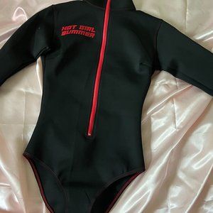 Scuba style swim suit